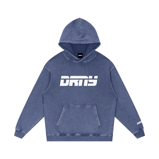 "OG LOGO" Snow Washed Loose Cotton Hoodie