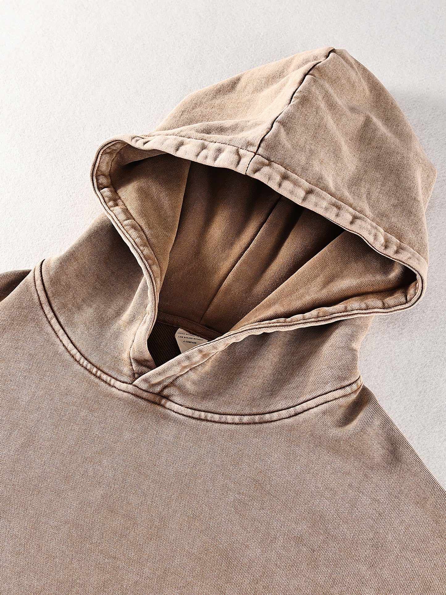 "OG LOGO" Snow Washed Loose Cotton Hoodie